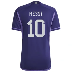 koszulki piłkarzy Argentyna Lionel Messi 10 Precz 2022
