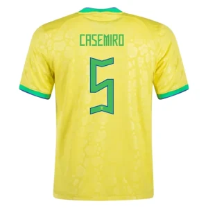 koszulki piłkarzy Brazylia Casemiro 5 Główna 2022