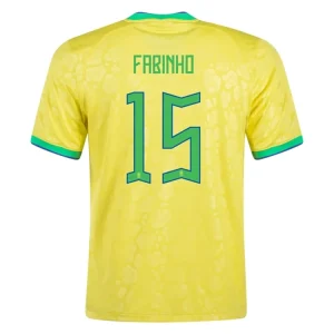koszulki piłkarzy Brazylia Fabinho 15 Główna 2022