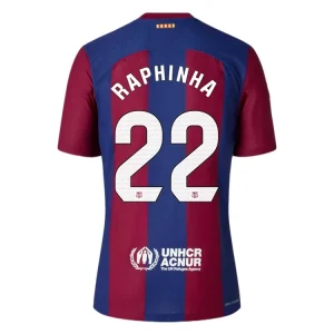 koszulki piłkarzy FC Barcelona Raphinha 22 Główna 2023-24