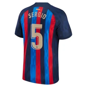 koszulki piłkarzy FC Barcelona Sergio 5 Główna 2022-23