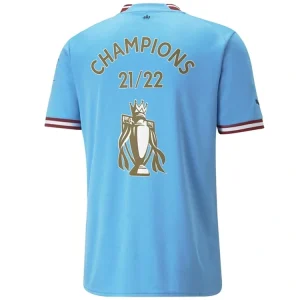koszulki piłkarzy Manchester City Champions 22 Główna 2022-23