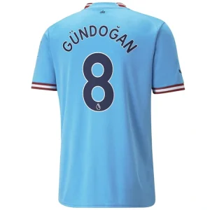 koszulki piłkarzy Manchester City İlkay Gündoğan 8 Główna 2022-23