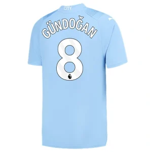 koszulki piłkarzy Manchester City İlkay Gündoğan 8 Główna 2023-24