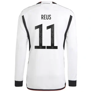 koszulki piłkarzy Niemcy Marco Reus 11 Główna 2022 Długi Rękaw
