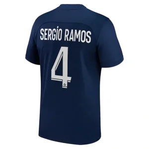 koszulki piłkarzy Paris Saint Germain PSG Sergio Ramos 4 Główna 2022-23