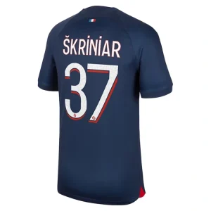 koszulki piłkarzy Paris Saint Germain PSG Skriniar 37 Główna 2023-24