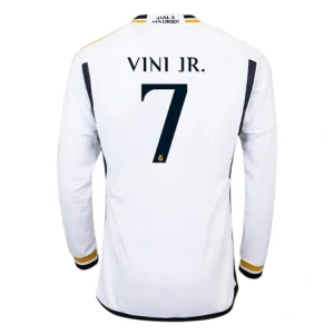koszulki piłkarzy Real Madryt Vinícius Júnior 7 Długi Rękaw Główna 2023-24